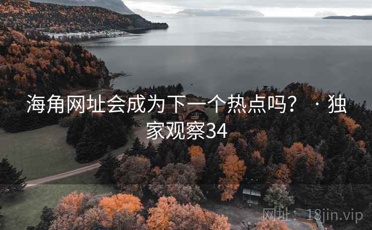 海角网址会成为下一个热点吗？ · 独家观察34